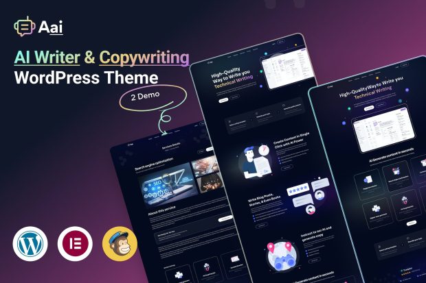 Aai - AI Writer & AI Copywriting Landing Page 1.0.0