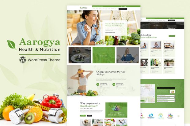 Aarogya | Nutrition, Weight Loss WordPress Theme 2.5