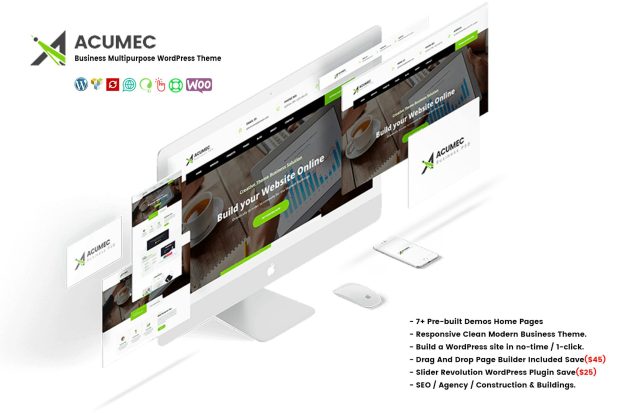 Acumec - Business Multipurpose WordPress Theme 1.6