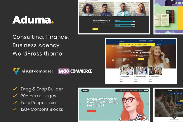 Aduma - Consulting, Finance, Business WP Theme 1.4