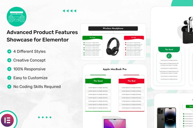 Advanced Product Features Showcase for Elementor 1.0.1