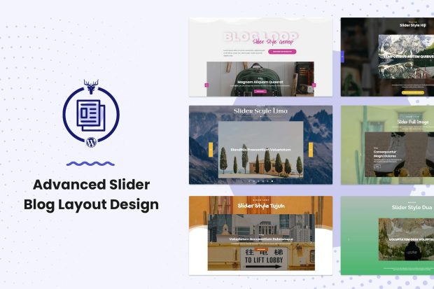 Advanced Slider Blog Layout Design 1.0.0