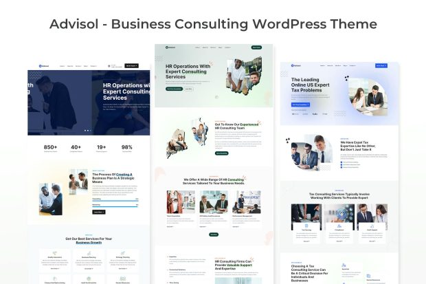 Advisol - Business Consulting WordPress Theme 1.0