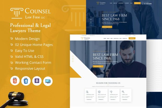 Advisom | Law Firm WordPress Theme 1.0.0