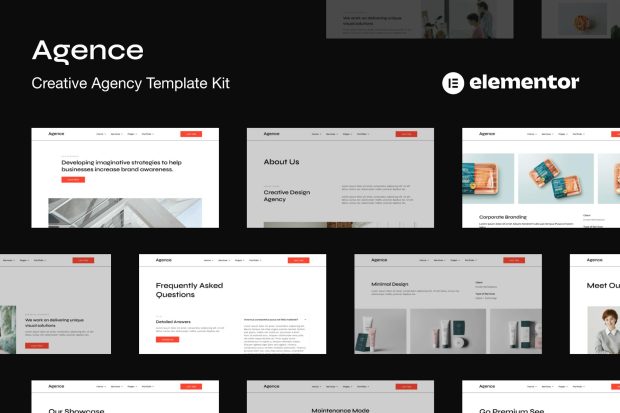 Agence - Creative Agency Elementor Template Kit