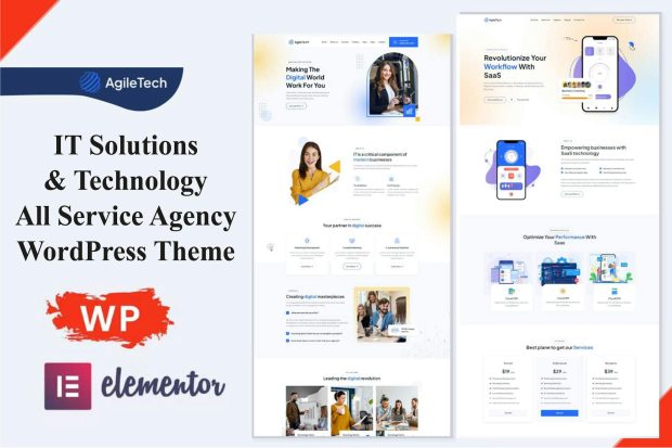 Agiletech - IT Solutions Service Wordpress Theme 1.0.4