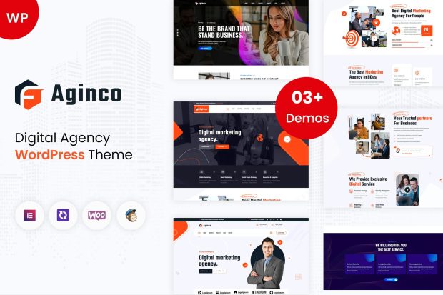 Aginco - Digital Agency WordPress Theme 1.3.2