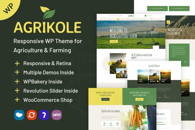 Agrikole | WordPress Theme for Agriculture Farms 1.21