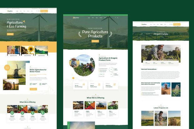 Agrikon - Agriculture Organic Food HTML Template