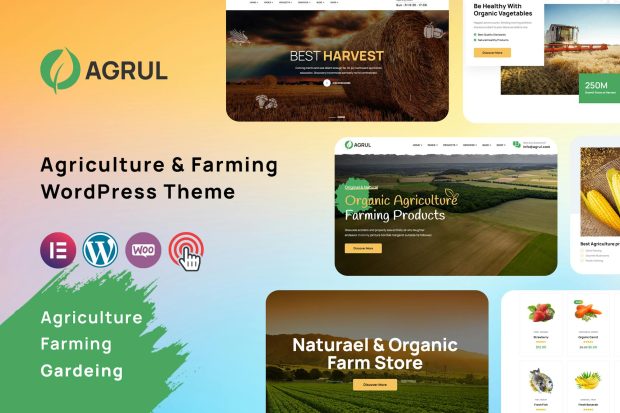 Agrul - Agriculture Farming WordPress Theme 1.1.0