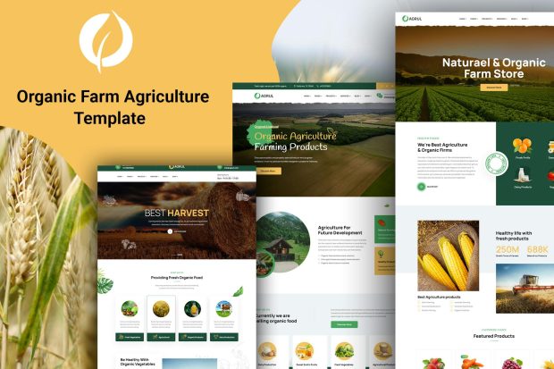 Agrul - Organic Farm Agriculture Template