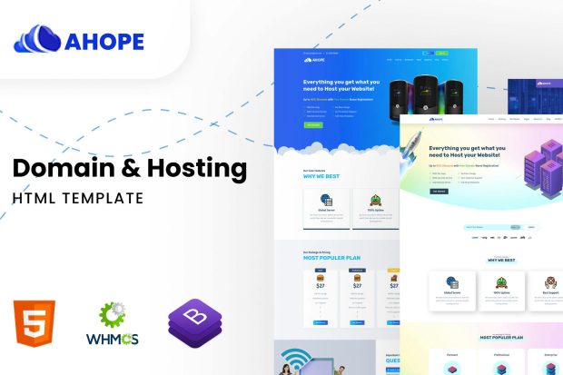 Ahope - Responsive HTML Hosting Template