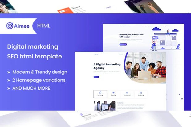 Aimee - Digital Marketing & SEO Template