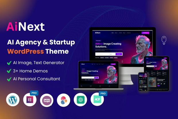 AiNext - AI Agency & Startup WordPress Theme 1.1