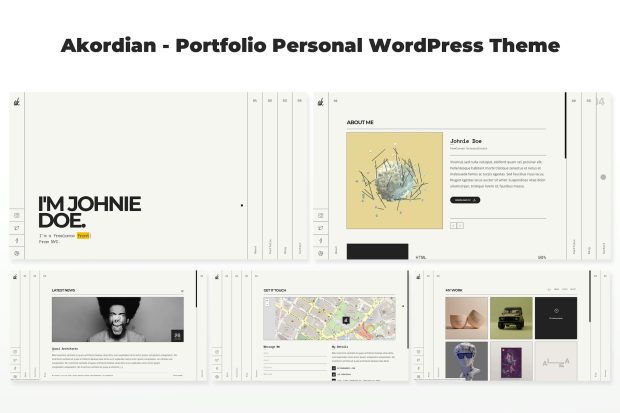 Akordian - Portfolio Personal WordPress Theme 1.2