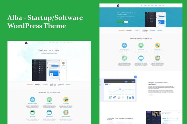 Alba - Startup/Software WordPress Theme 1.0