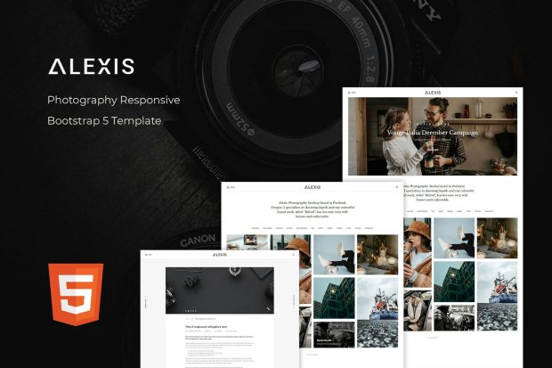 Alexis – Photography Responsive Bootstrap Template