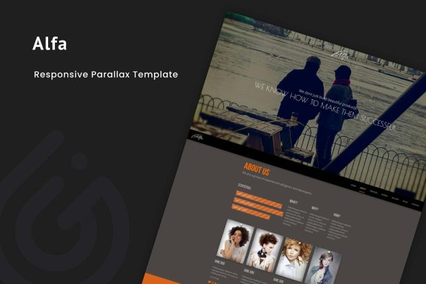 Alfa - Responsive Parallax Template