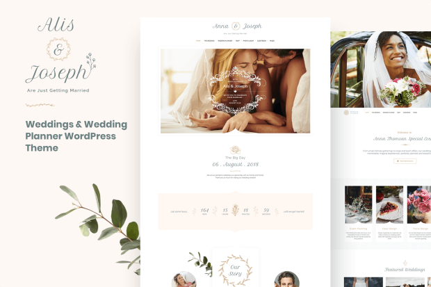 Alis - Wedding Planner WordPress Theme 13.6