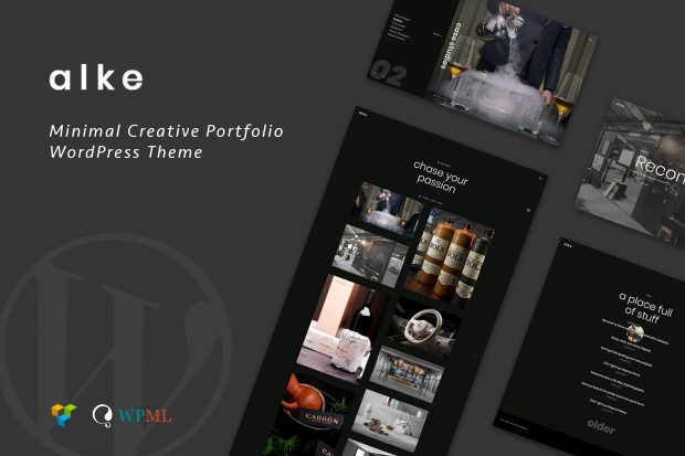 Alke | Minimal Creative Portfolio WordPress Theme 1.0.1