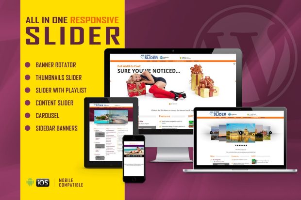 All In One Slider - Responsive WordPress Plugin 3.7.8