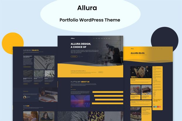 Allura - Portfolio WordPress Theme 1.0