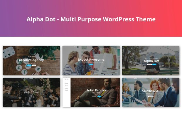 Alpha Dot - Multi Purpose WordPress Theme 1.0