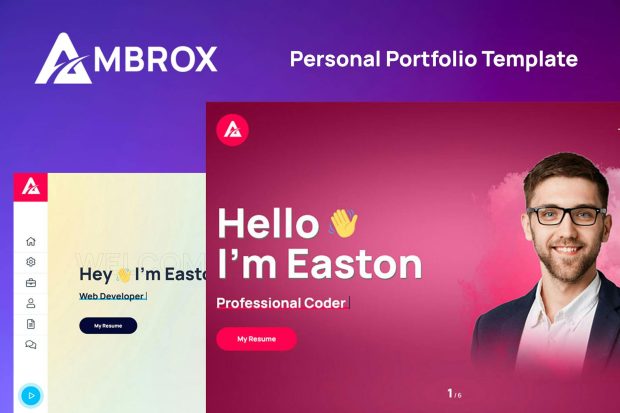 Ambrox - Personal Portfolio Template