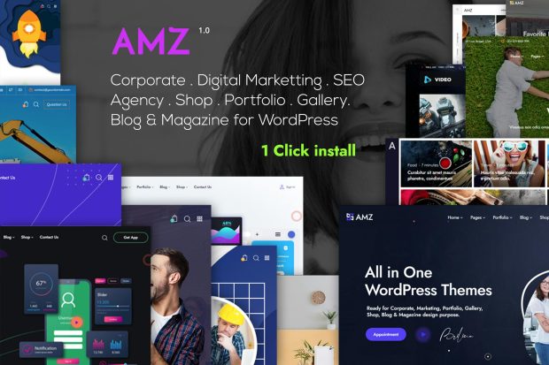 AMZ - All in One Creative WordPress Theme 1.0