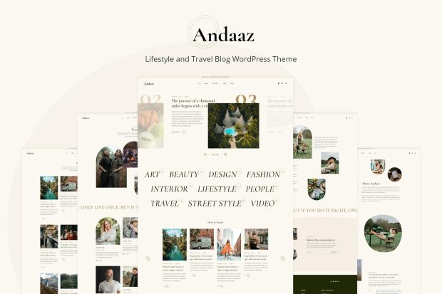 Andaaz - Lifestyle and Travel Blog WordPress Theme 1.0.1