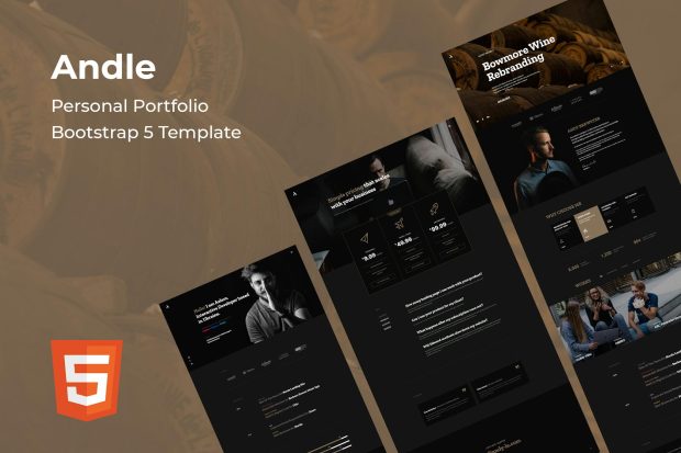 Andle - Personal Portfolio Bootstrap 5 Template