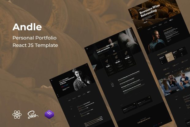 Andle - Personal Portfolio React JS Template