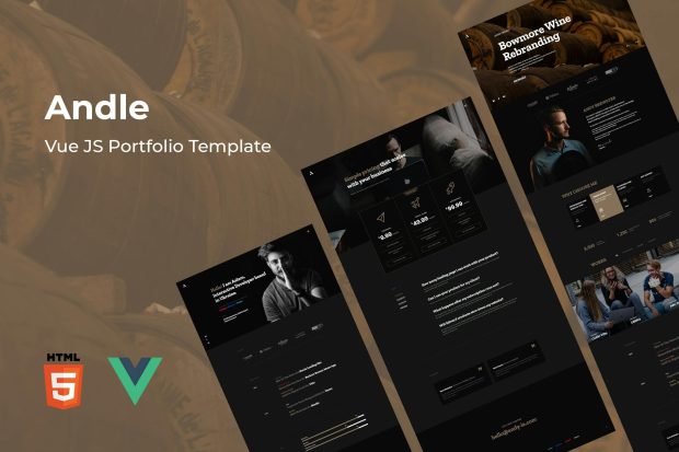 Andle - Vue Portfolio Template