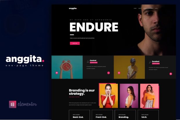 Anggita - One Page Portfolio Theme 1.3