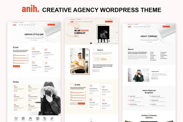 Anih - Creative Agency WordPress Theme 1.0