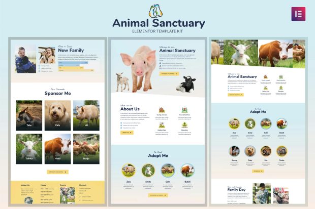 Animal Sanctuary - Non-Profit Template Kit