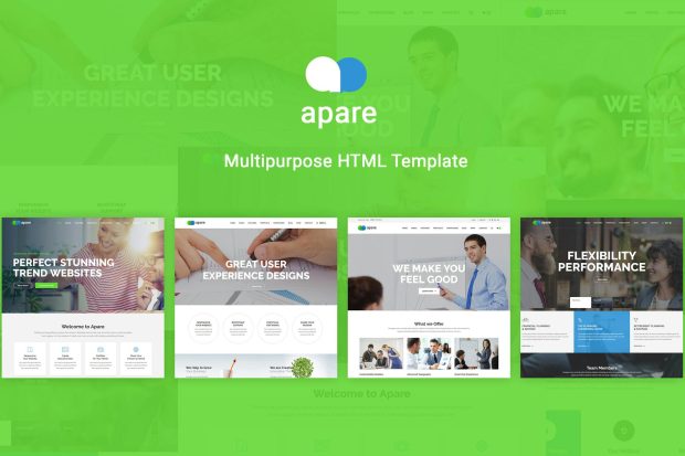 Apare - Responsive Multipurpose HTML5 Template