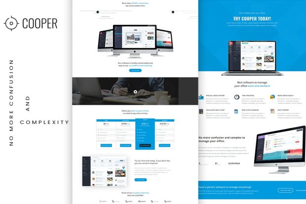 App Landing HTML Template