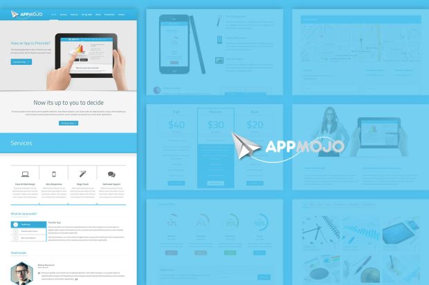 App Mojo - Single Page Software Promotion HTML