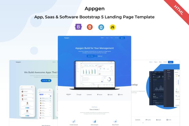 Appgen - App, Saas & Software Bootstrap Template