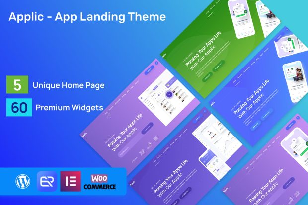 Applic - App Landing WordPress Theme 2.1.0