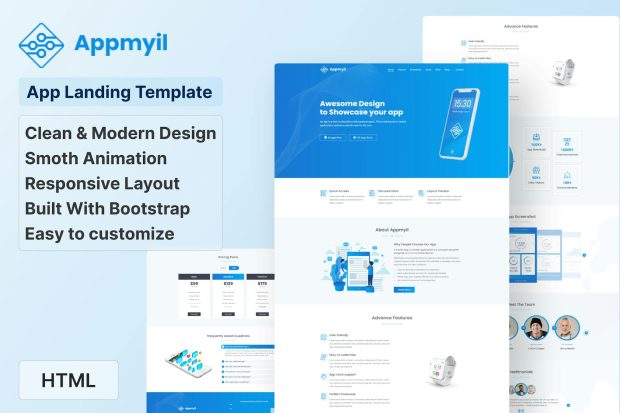 Appmyil - App Landing Template