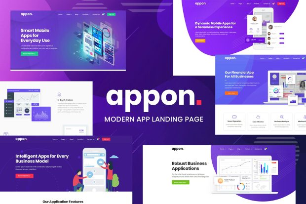 Appon - App & SaaS Software WordPress Theme 1.2.0