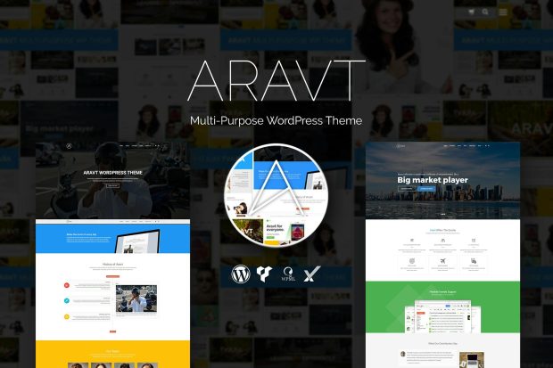 Aravt - Creative MultiPurpose WordPress Theme 1.4