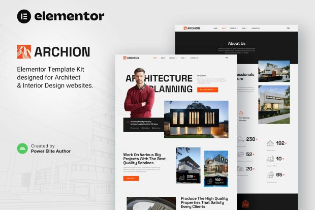 Archion – Architect & Contractor Elementor Template Kit