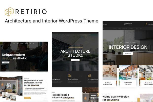 Architecture and Interior WP Theme - Retirio 1.0.7