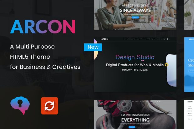 Arcon - Creative Multi-Purpose HTML Template