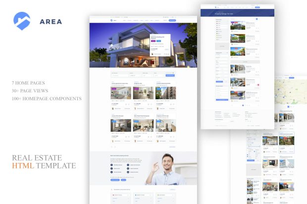 Area — Real Estate HTML Template