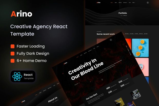 Arino - Creative Agency React Template