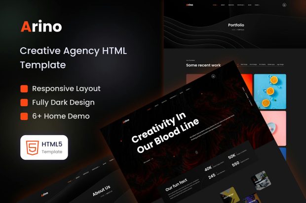 Arino - Creative Agency Template